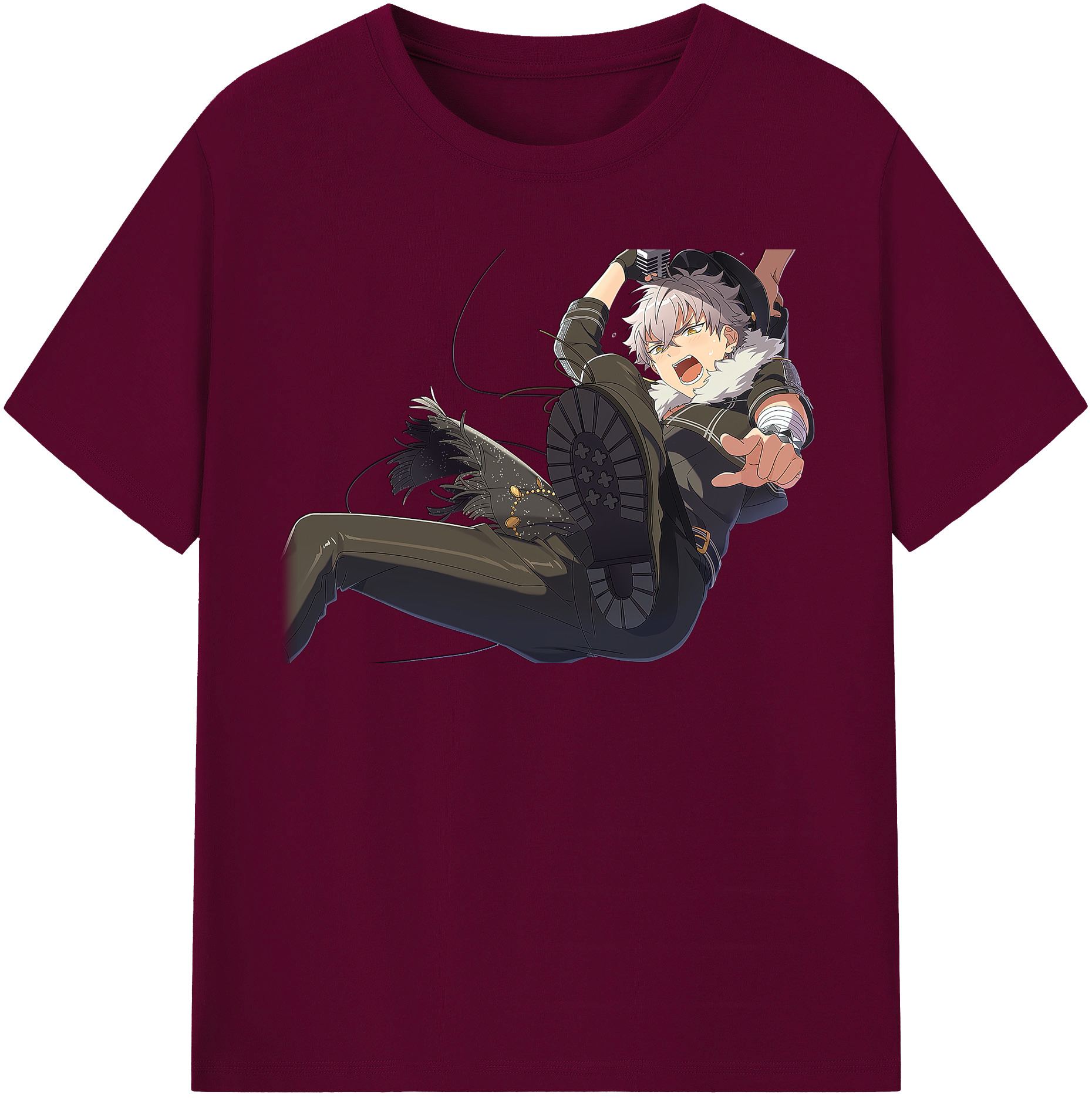 （画像用） あんさんぶるスターズ! Ensemble Stars レディースカジュアルプリントTシャツ（綿100％）